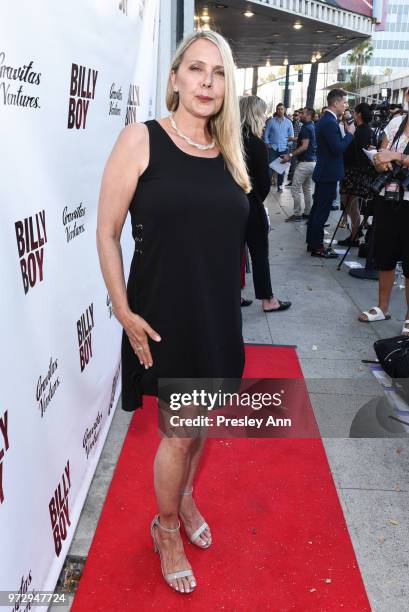 Brenda Bakke attends "Billy Boy" Los Angeles Premiere - Red Carpet at Laemmle Music Hall on June 12, 2018 in Beverly Hills, California.