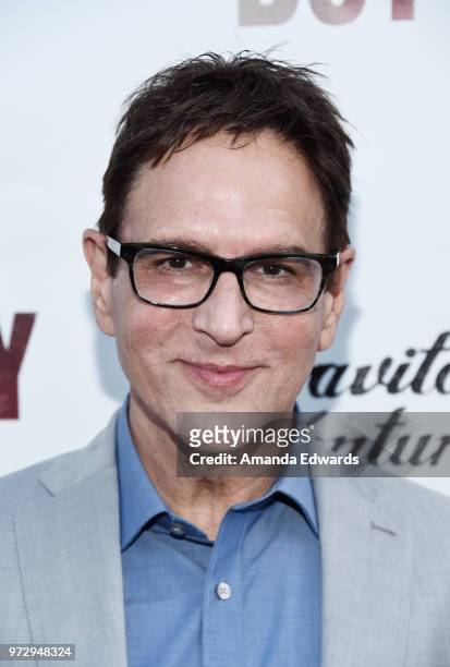 Casting director Robert J. Ulrich arrives at the Los Angeles premiere of "Billy Boy" at the Laemmle Music Hall on June 12, 2018 in Beverly Hills,...