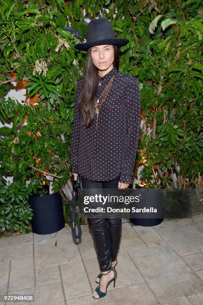 Tasya van Ree attends the Max Mara Celebration for Alexandra Shipp, 2018 Women In Film Max Mara Face Of The Future Award Recipient at Chateau Marmont...