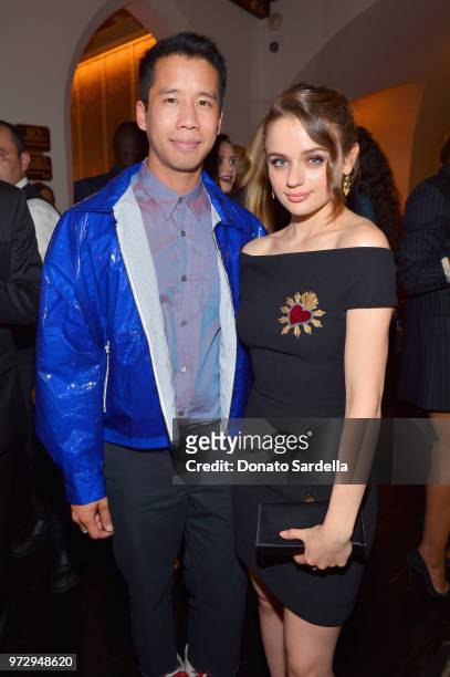 Jared Eng and Joey King attend the Max Mara Celebration for Alexandra Shipp, 2018 Women In Film Max Mara Face Of The Future Award Recipient at...