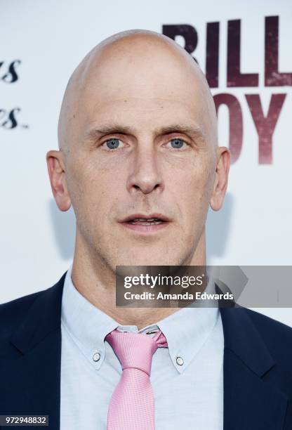 Director Bradley Buecker arrives at the Los Angeles premiere of "Billy Boy" at the Laemmle Music Hall on June 12, 2018 in Beverly Hills, California.