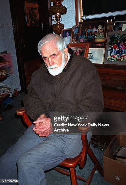 Shirl Mitchell, the father of Brian Mitchell, in the living room of his house in Salt Lake City. Brian Mitchell a homeless street preacher who called...