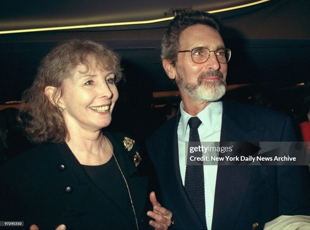 Shirley Fonda and boyfriend Richard Walders attending openin
