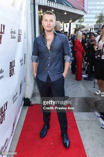 Rick Cosnett attends "Billy Boy" Los Angeles premiere at Laemmle Music Hall on June 12, 2018 in Beverly Hills, California.