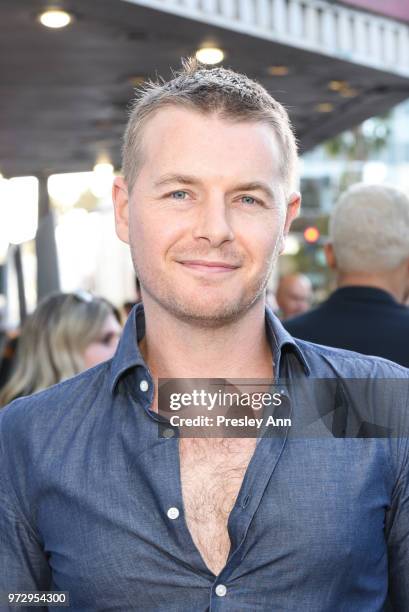 Rick Cosnett attends "Billy Boy" Los Angeles premiere at Laemmle Music Hall on June 12, 2018 in Beverly Hills, California.