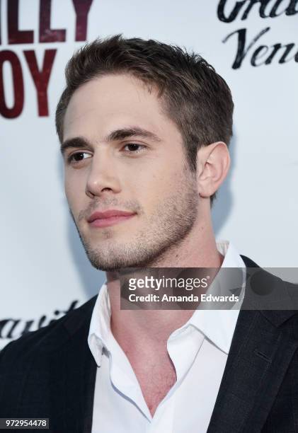 Actor Blake Jenner arrives at the Los Angeles premiere of "Billy Boy" at the Laemmle Music Hall on June 12, 2018 in Beverly Hills, California.