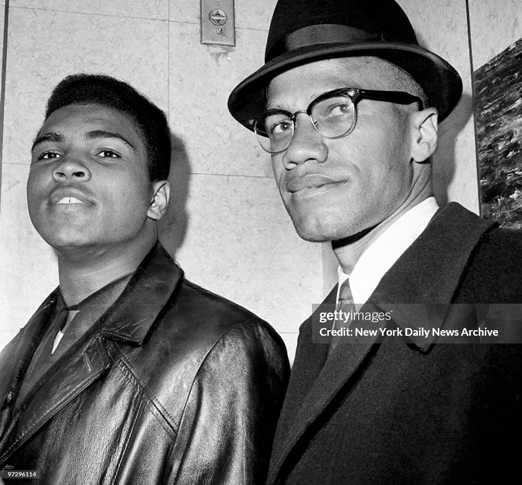 Cassius Marcellus Clay (Muhammad Ali) with Black Muslim lead