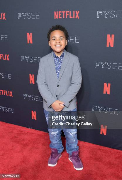 Maceo Smedley attends Strong Black Lead party during Netflix FYSEE at Raleigh Studios on June 12, 2018 in Los Angeles, California.