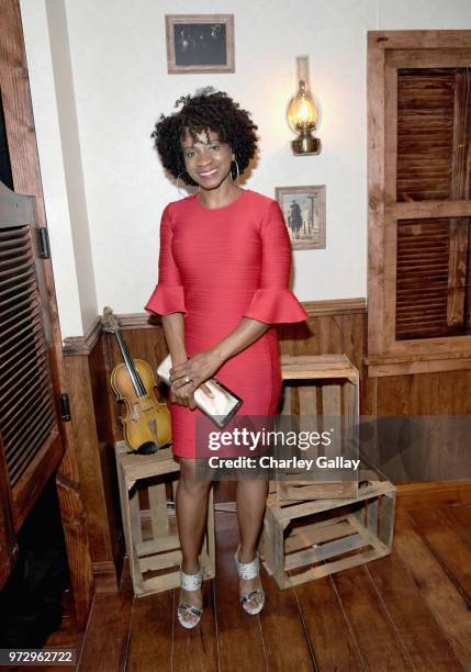 Elisa Perry attends Strong Black Lead party during Netflix FYSEE at Raleigh Studios on June 12, 2018 in Los Angeles, California.