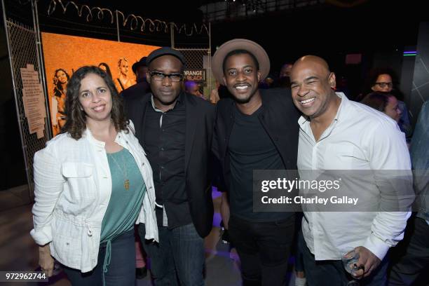 Guests attend Strong Black Lead party during Netflix FYSEE at Raleigh Studios on June 12, 2018 in Los Angeles, California.