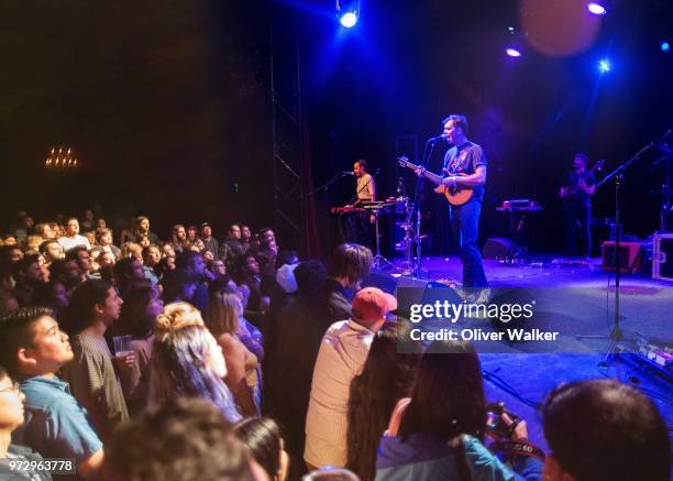 David Longstreth of Dirty Projectors performs at El Rey Theatre on June 12, 2018 in Los Angeles, California.