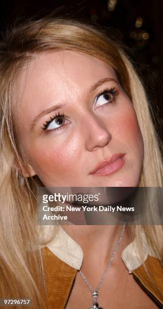 Jewel is on hand during a reception at the Russian Tea Room after performing at nearby Carnegie Hall in the "You Gotta Have Friends" concert to...