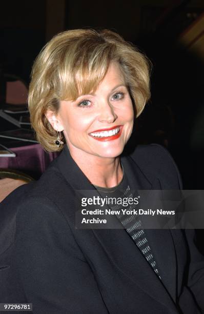 Catherine Cryer is on hand at the Hammerstein Ballroom during the first annual WorldTrAID911 benefit, which is dedicated to providing educational...