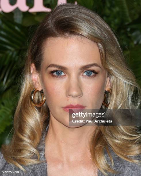 Actress January Jones attends the Max Mara WIF Face Of The Future event at the Chateau Marmont on June 12, 2018 in Los Angeles, California.