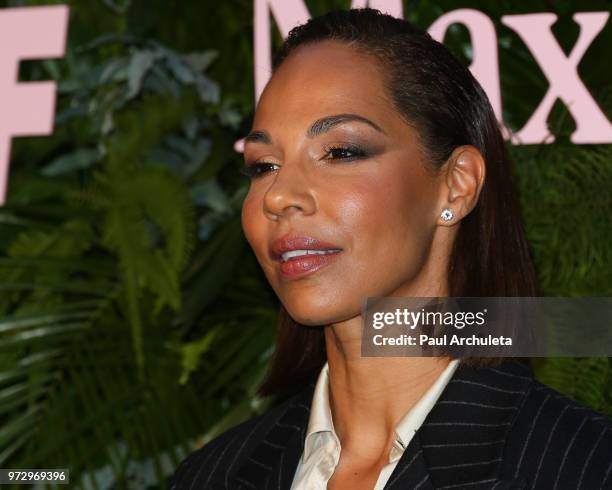 Actress Amanda Brugel attends the Max Mara WIF Face Of The Future event at the Chateau Marmont on June 12, 2018 in Los Angeles, California.