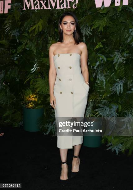 Actress Nazanin Boniadi attends the Max Mara WIF Face Of The Future event at the Chateau Marmont on June 12, 2018 in Los Angeles, California.