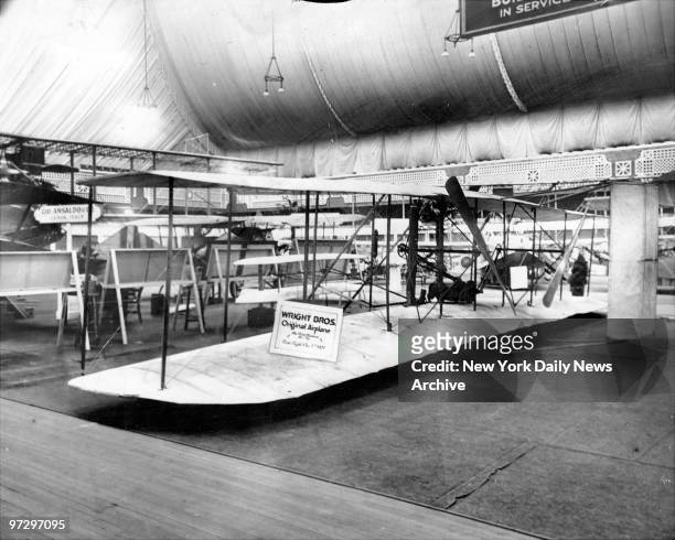 The world's first airplane, invented by the Wright bothers of Dayton, Ohio, is to have its permanent resting place in the Times Museum at South...