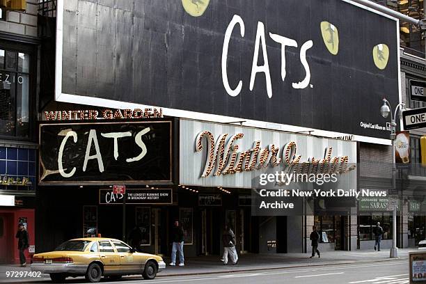 Cats, the longest running show in Broadway history, has its last performance at the Winter Garden Theatre today.