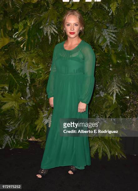 Annie Maude Starke attends Max Mara Women In Film Face of the Future at Chateau Marmont on June 12, 2018 in Los Angeles, California.