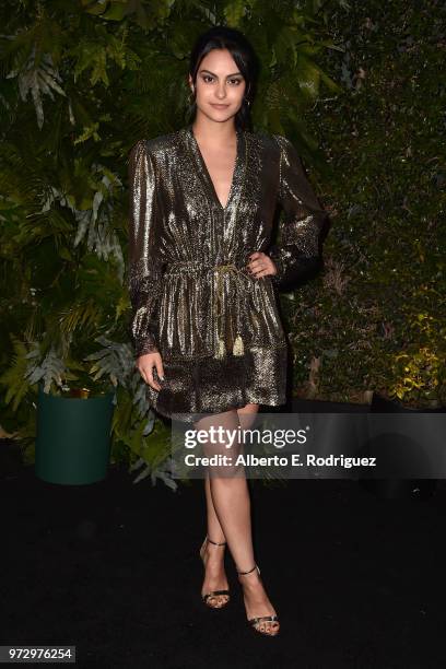 Camila Mendes attends Max Mara Women In Film Face of the Future at Chateau Marmont on June 12, 2018 in Los Angeles, California.