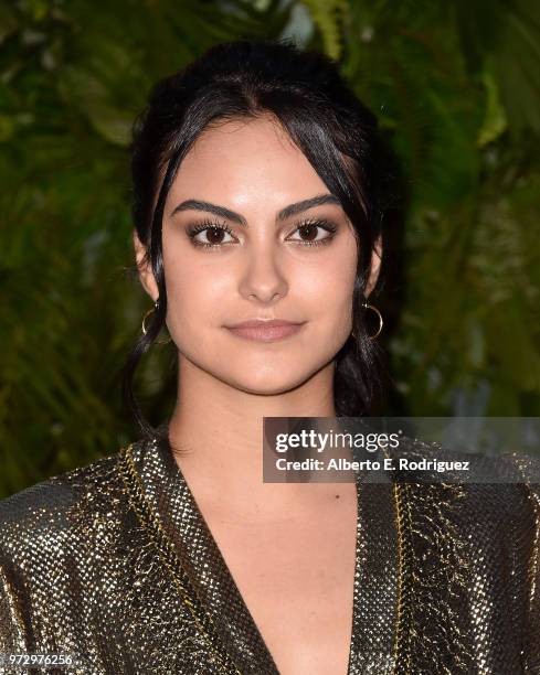 Camila Mendes attends Max Mara Women In Film Face of the Future at Chateau Marmont on June 12, 2018 in Los Angeles, California.