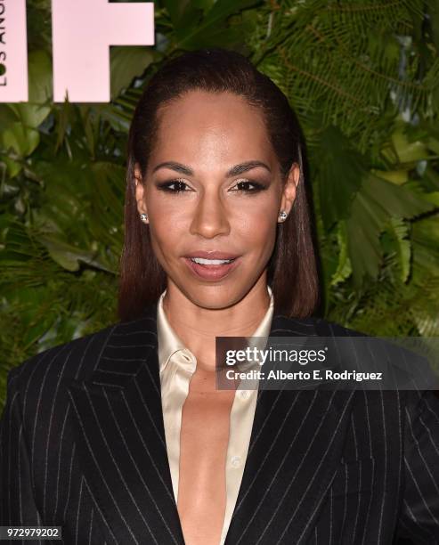 Amanda Brugel attends Max Mara Women In Film Face of the Future at Chateau Marmont on June 12, 2018 in Los Angeles, California.