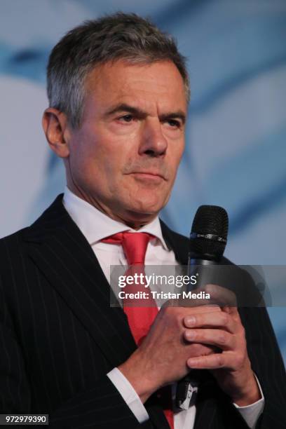 Rainer Esser attends the ZEIT conference talk about the topic 'Health' at Hotel Atlantic Kempinski on June 12, 2018 in Hamburg, Germany.