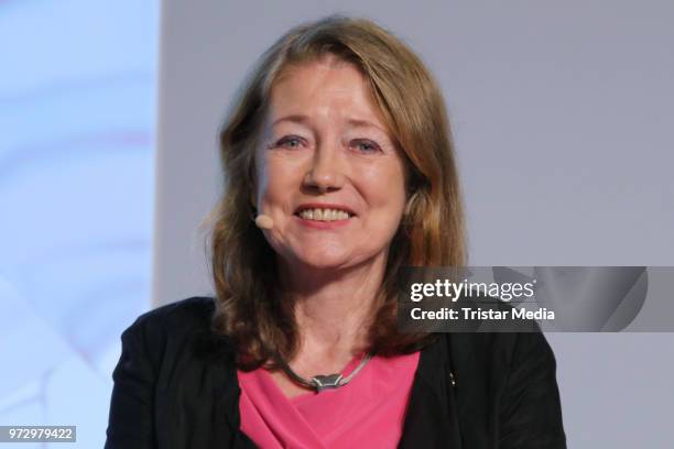 Helga Ruebsamen Schaeff attends the ZEIT conference talk about the topic 'Health' at Hotel Atlantic Kempinski on June 12, 2018 in Hamburg, Germany.