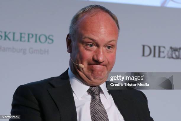 Peter Vullinghs attends the ZEIT conference talk about the topic 'Health' at Hotel Atlantic Kempinski on June 12, 2018 in Hamburg, Germany.
