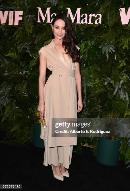 Mallory Jansen attends Max Mara Women In Film Face of the Future at Chateau Marmont on June 12, 2018 in Los Angeles, California.