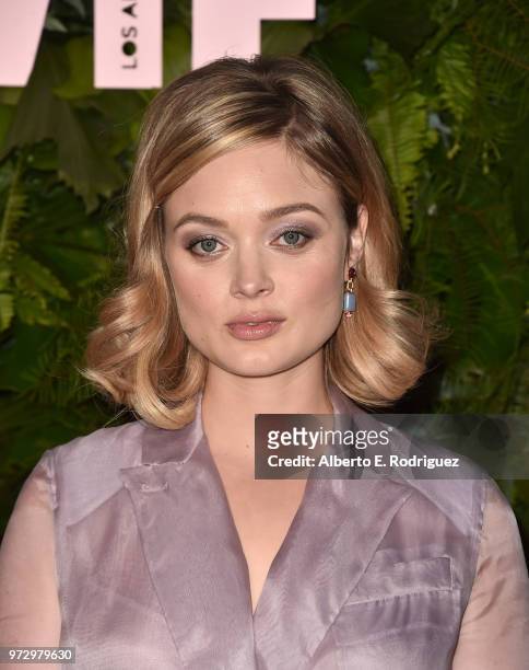 Bella Heathcote attends Max Mara Women In Film Face of the Future at Chateau Marmont on June 12, 2018 in Los Angeles, California.