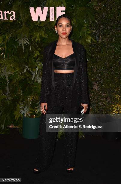 Alexandra Shipp attends Max Mara Women In Film Face of the Future at Chateau Marmont on June 12, 2018 in Los Angeles, California.