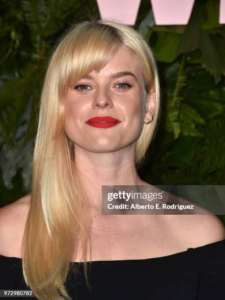 Alice Eve attends Max Mara Women In Film Face of the Future at Chateau Marmont on June 12, 2018 in Los Angeles, California.