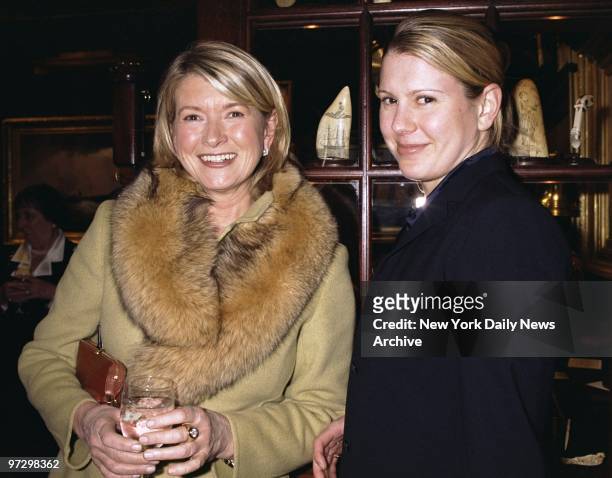 Martha Stewart and daughter Alexis are on hand for the opening of the 47th annual Winter Antiques Show at the Seventh Regiment Armory on Park Ave.