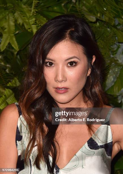 Ally Maki attends Max Mara Women In Film Face of the Future at Chateau Marmont on June 12, 2018 in Los Angeles, California.