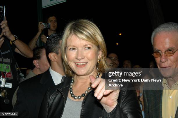 Martha Stewart attends a screening of the movie "Master and Commander: The Far Side of the World" at the Beekman Theatre.