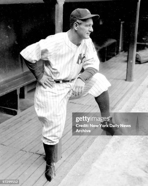 New York Yankees' Lou Gehrig