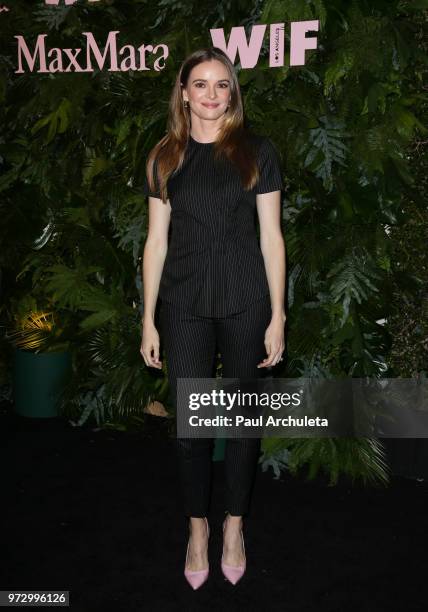 Actress Danielle Panabaker attends the Max Mara WIF Face Of The Future event at the Chateau Marmont on June 12, 2018 in Los Angeles, California.