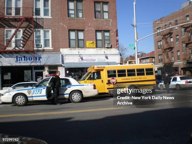 This is the school bus and location at 274 88th St. In Bay Ridge where a 4-year-old was left alone on the bus this morning by driver Eric...