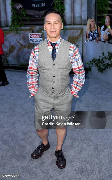 Actor B.D. Wong arrives at the premiere of Universal Pictures and Amblin Entertainment's "Jurassic World: Fallen Kingdom" at the Walt Disney Concert...