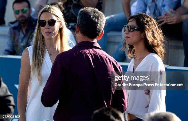 Tennis player Rafa Nadal's girlfriend Xisca Perello and sister Isabel Nadal attend the graduation ceremony of Rafa Nadal Academy's International...