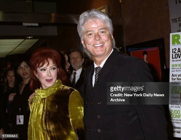 Singer Naomi Judd and husband Larry Strickland arrive at Clearview's Chelsea West theater for the premiere of "Someone Like You." Judd's daughter...