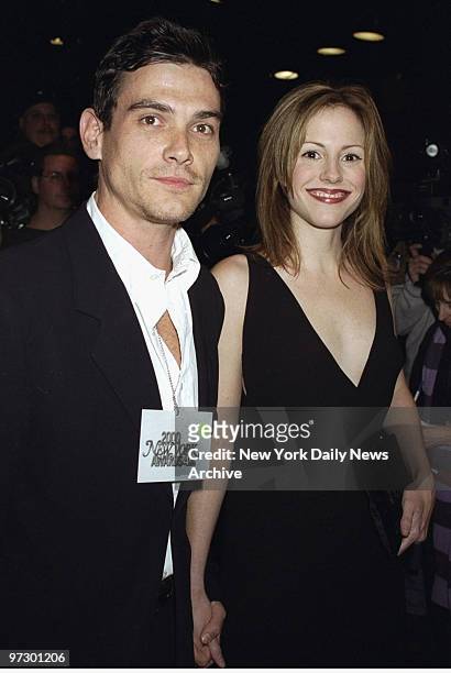 Mary Louise Parker and boyfriend Billy Crudup are on hand - and hand-in-hand - at the New York Magazine Awards at the NBC Studios in Rockefeller...