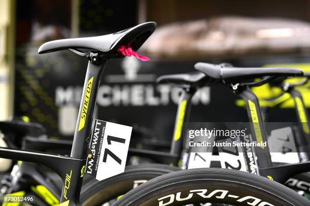 Start / Seat / Seat Post / Wheel / Scott Bike / Jolien DHoore of Belgium / Team Mitchelson-Scott of Australia / Breast cancer care campaign /...