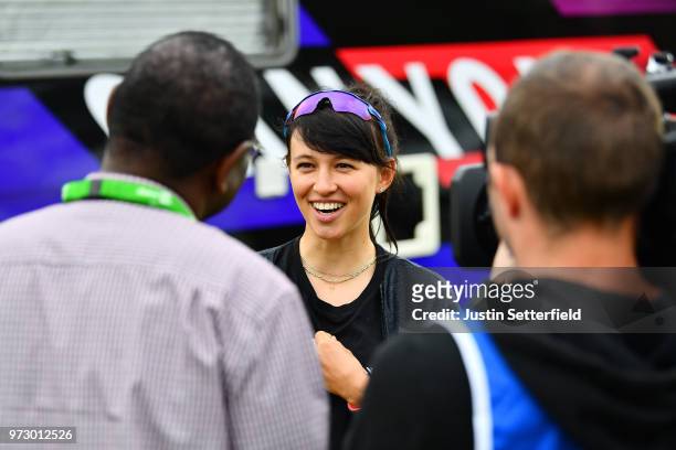 Start / Katarzyna Niewiadoma of Poland and Team Canyon SRAM Racing / Press Media / during the 5th OVO Energy Women's Tour 2018, Stage 1 a 130km stage...
