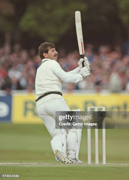 Australia wicketkeeper batsman Rodney Marsh hits out during day two of the Third Ashes Test Match between England and Australia at Headingley on July...