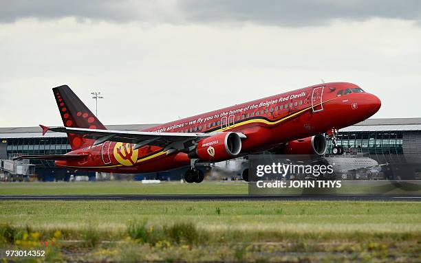 Avion Des Diables Rouges 46 Red Devil Airport Stock Photos, High-Res Pictures, and Images ...