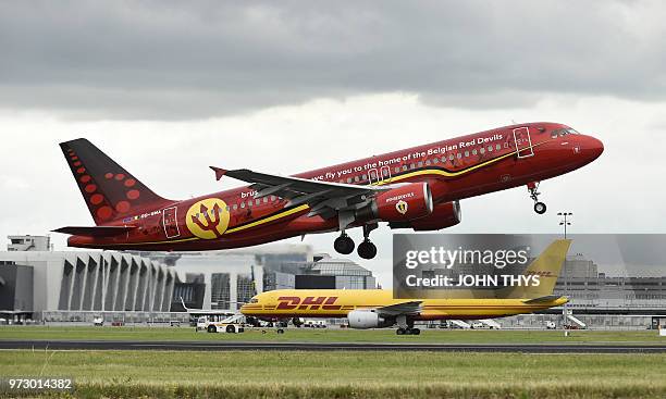 Avion Des Diables Rouges 46 Red Devil Airport Stock Photos, High-Res Pictures, and Images ...
