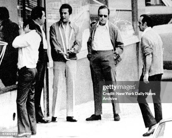 Three men in middle are Angelo Ruggiero, John Gotti and Carmine... News ...