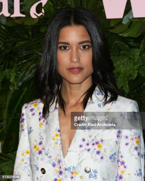 Actress Julia Jones attends the Max Mara WIF Face Of The Future event at the Chateau Marmont on June 12, 2018 in Los Angeles, California.